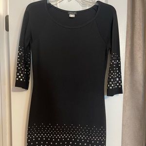 Womens Venus Black sequence dress